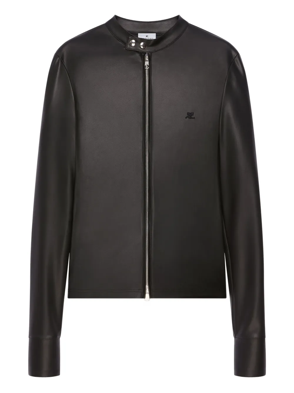 Courrèges Bikerjack met rits Zwart
