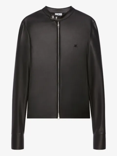 Courrèges Bikerjacke mit Reißverschluss