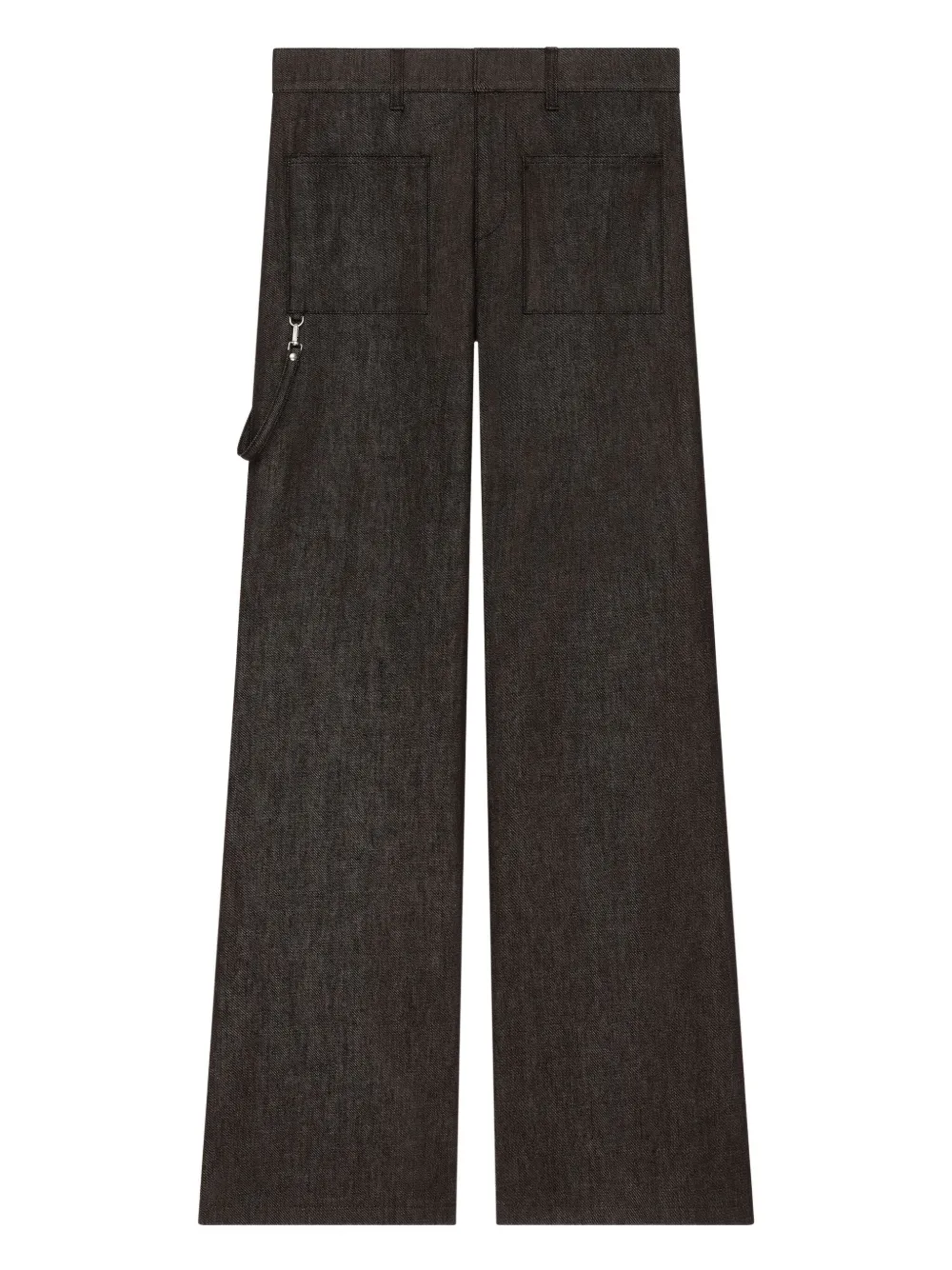 Courrèges Bootcut jeans met twee zakken Zwart