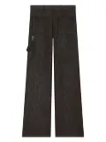 Courrèges two-pocket bootcut jeans - Black