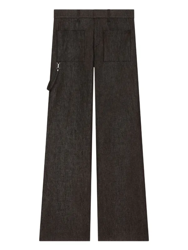 Courrèges Two-pocket Bootcut Jeans in Black
