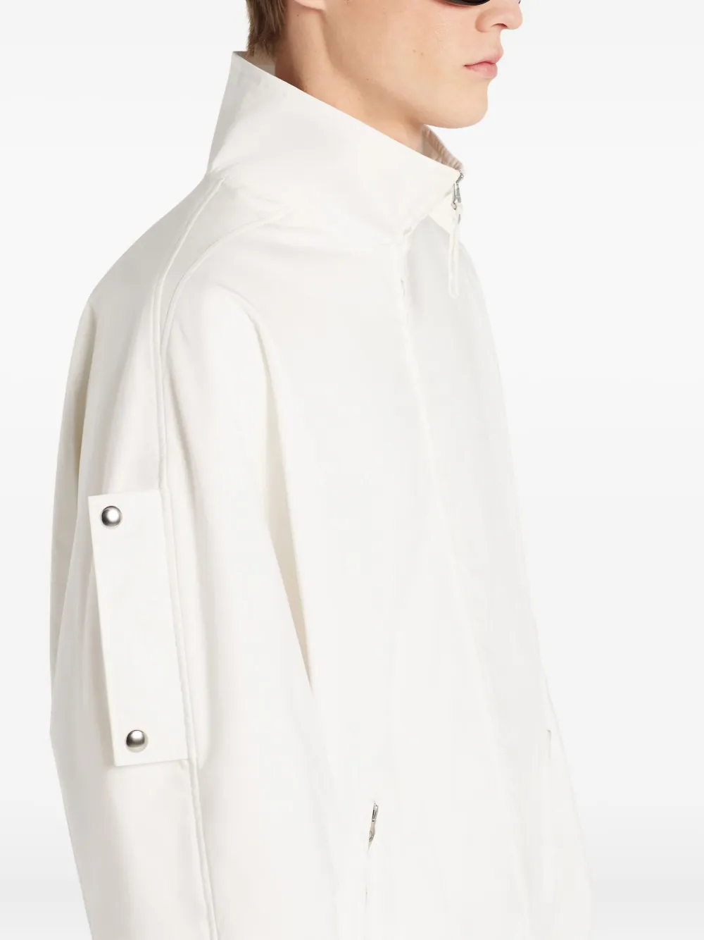 Courrèges Cropped jack met rits Wit