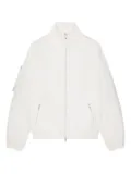 Courrèges zippered cropped jacket - White