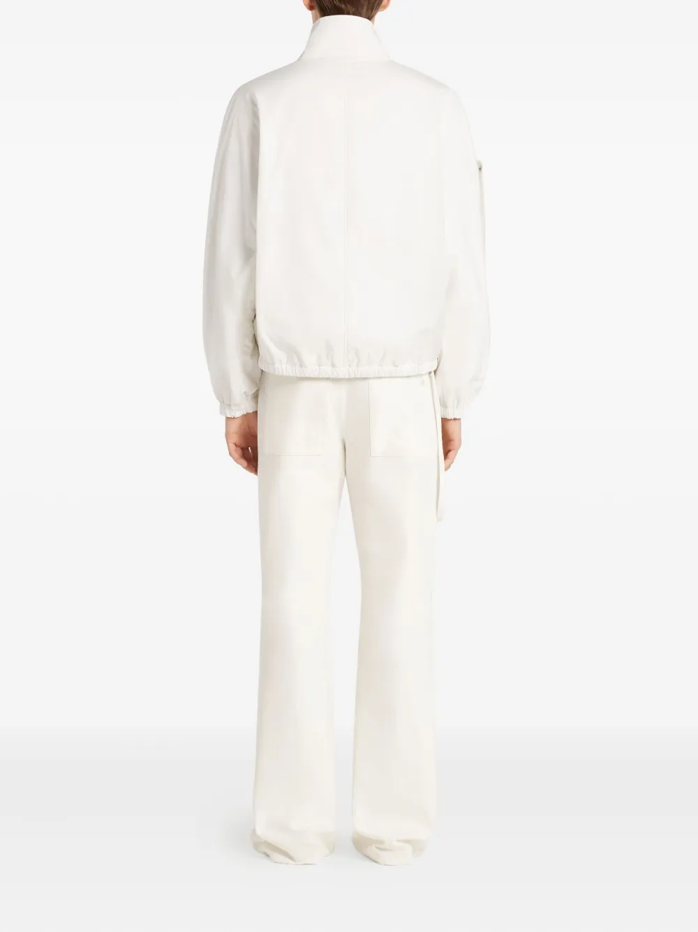 Courrèges Cropped jack met rits Wit