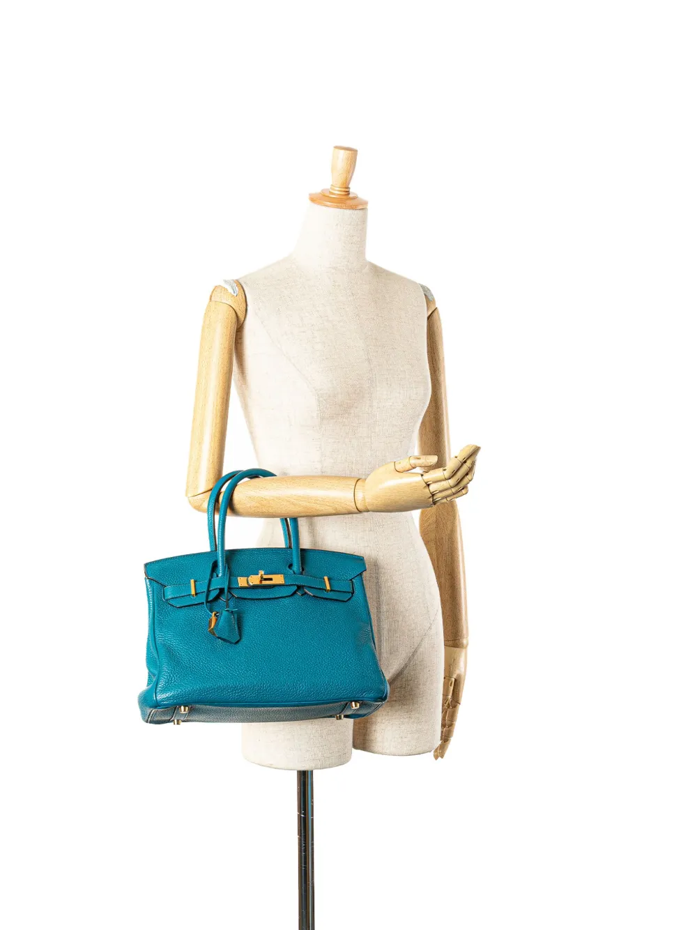 Hermès Pre-Owned 1999 Clemence Birkin Retourne 30 handbag | Pre-Owned | Image 2