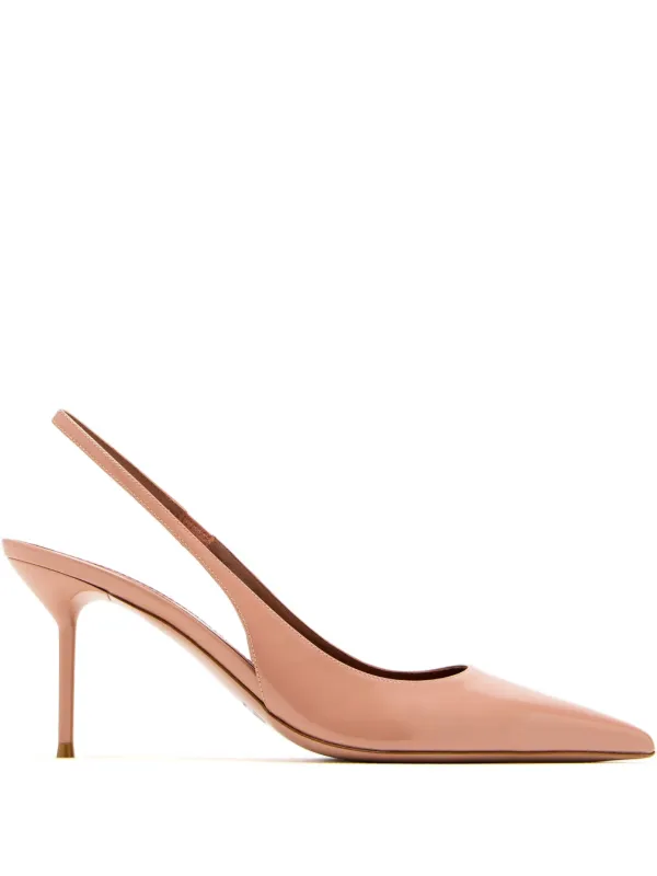 Paris Texas 75mm Pointed-toe Slingback Pumps in Pink