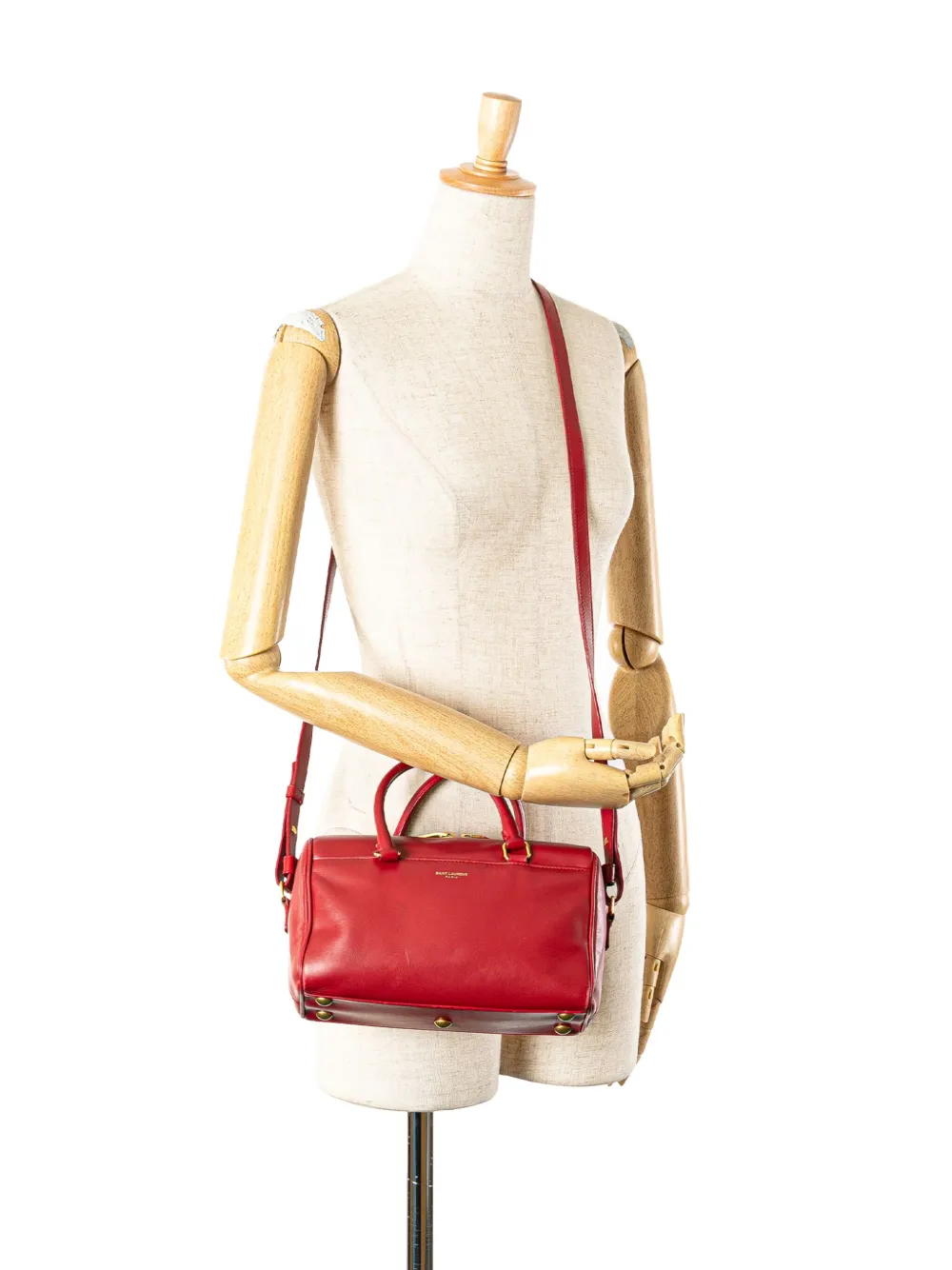 Saint Laurent Pre-Owned 2013-2024 Baby Leather Classic Duffle satchel | Pre-Owned | Image 2