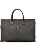 Fendi Pre-Owned 2000-2024 Mesh Karligraphy Duffle Bag travel bag - Black
