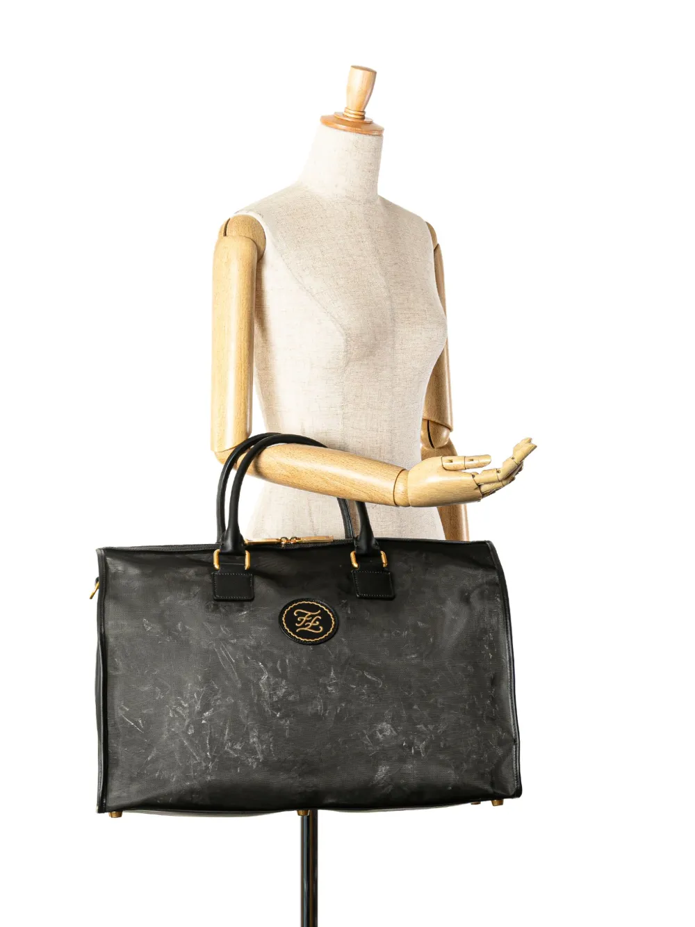 Fendi Pre-Owned 2000-2024 Mesh Karligraphy Duffle Bag travel bag | Pre-Owned | Image 2