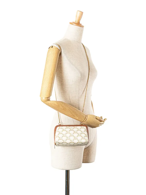 Celine Pre-Owned 2021 トリオンフコーテッドキャンバス Celine Pre-Owned 2021 トリオンフコーテッドキャンバス