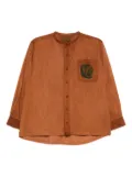 Kinyan Lam button-down shirt - Brown