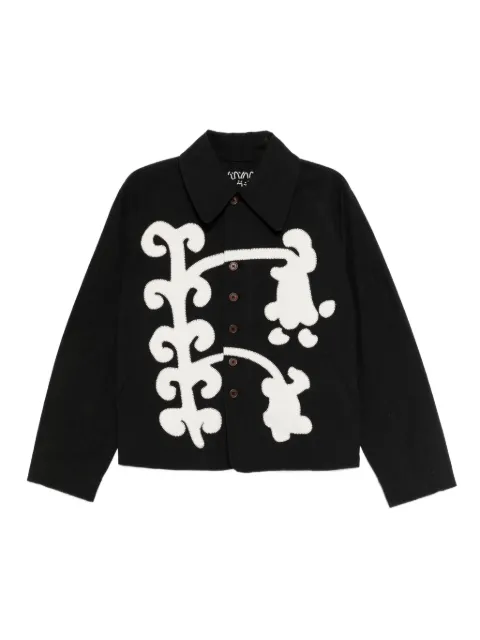 Kinyan Lam applique hand embroidery jacket