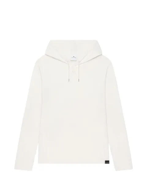 Courrèges off-shoulder hooded T-shirt