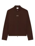 Courrèges zip-up track jacket - Brown