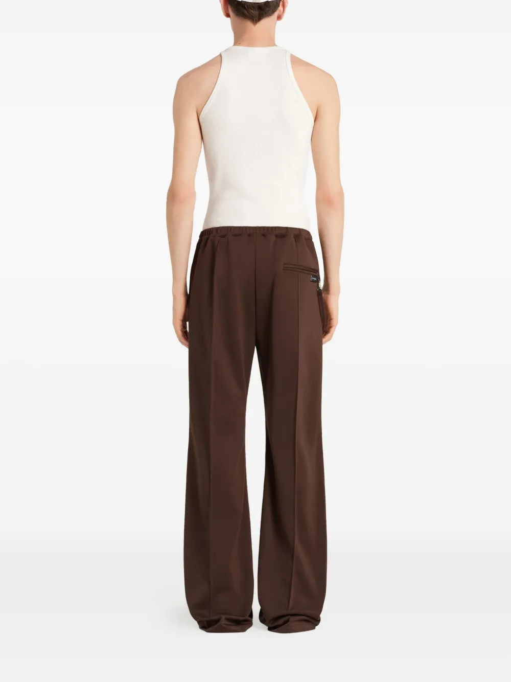 Courrèges Trainingsbroek met detail Bruin