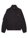 Courrèges zip-up bomber jacket - Black