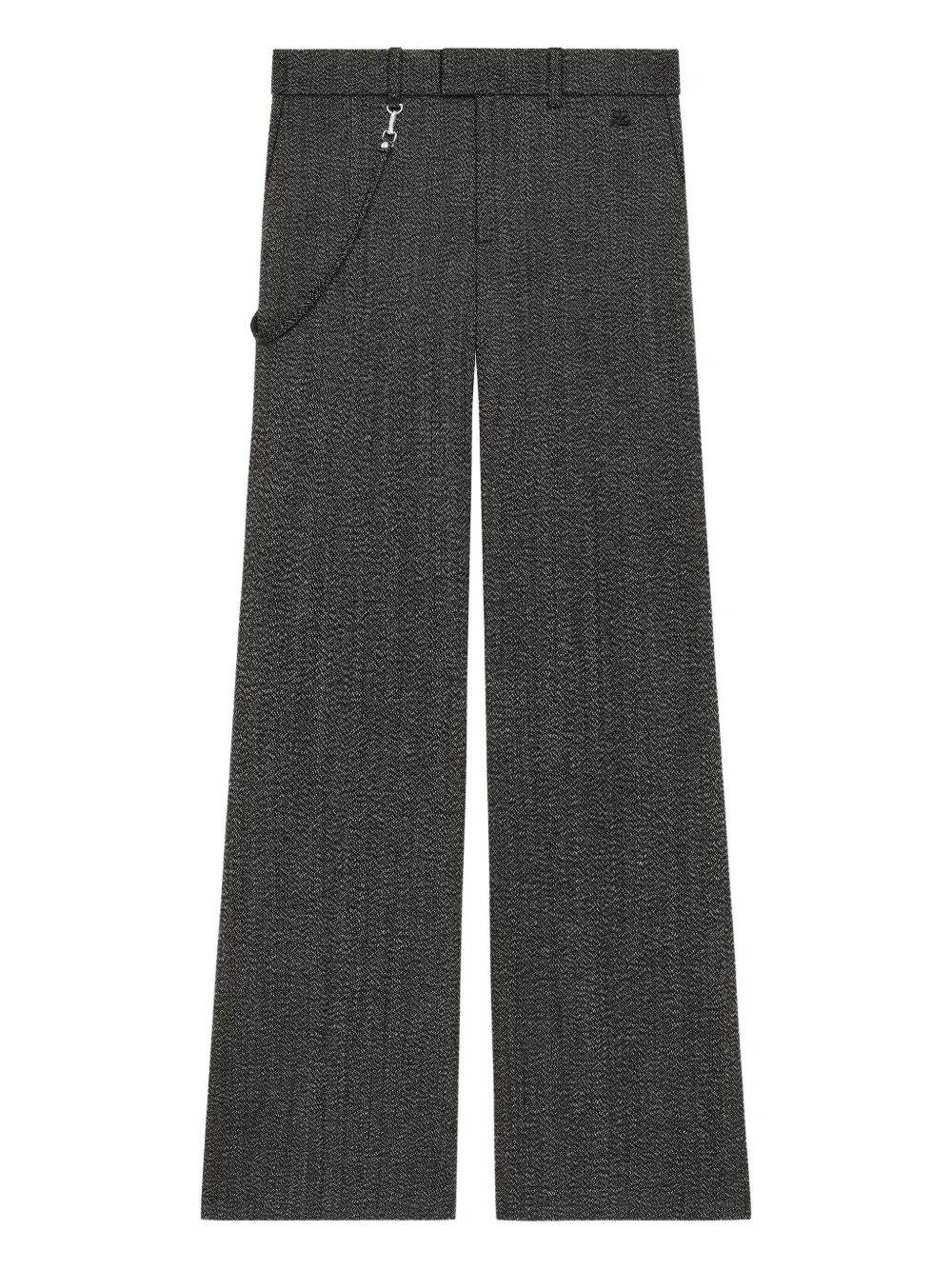 Courrèges strap-detail trousers Zwart
