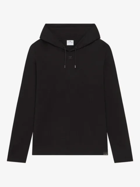 Courrèges asymmetrical cropped hoodie