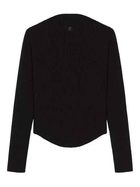 Courrèges slash-neck sweater