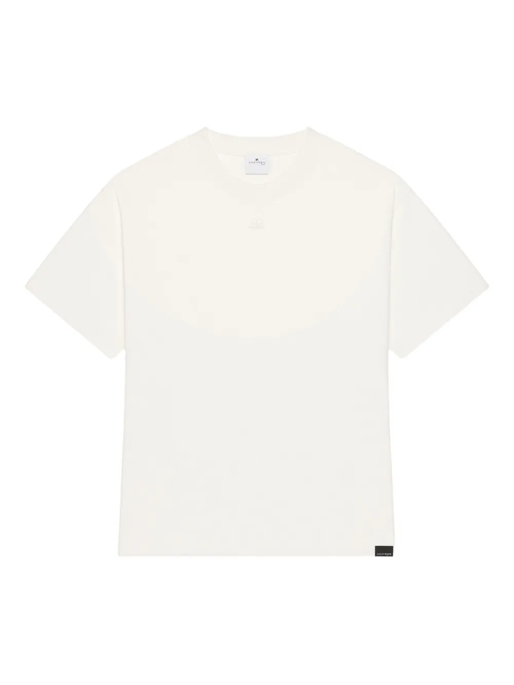 Courrèges crew-neck T-shirt Wit