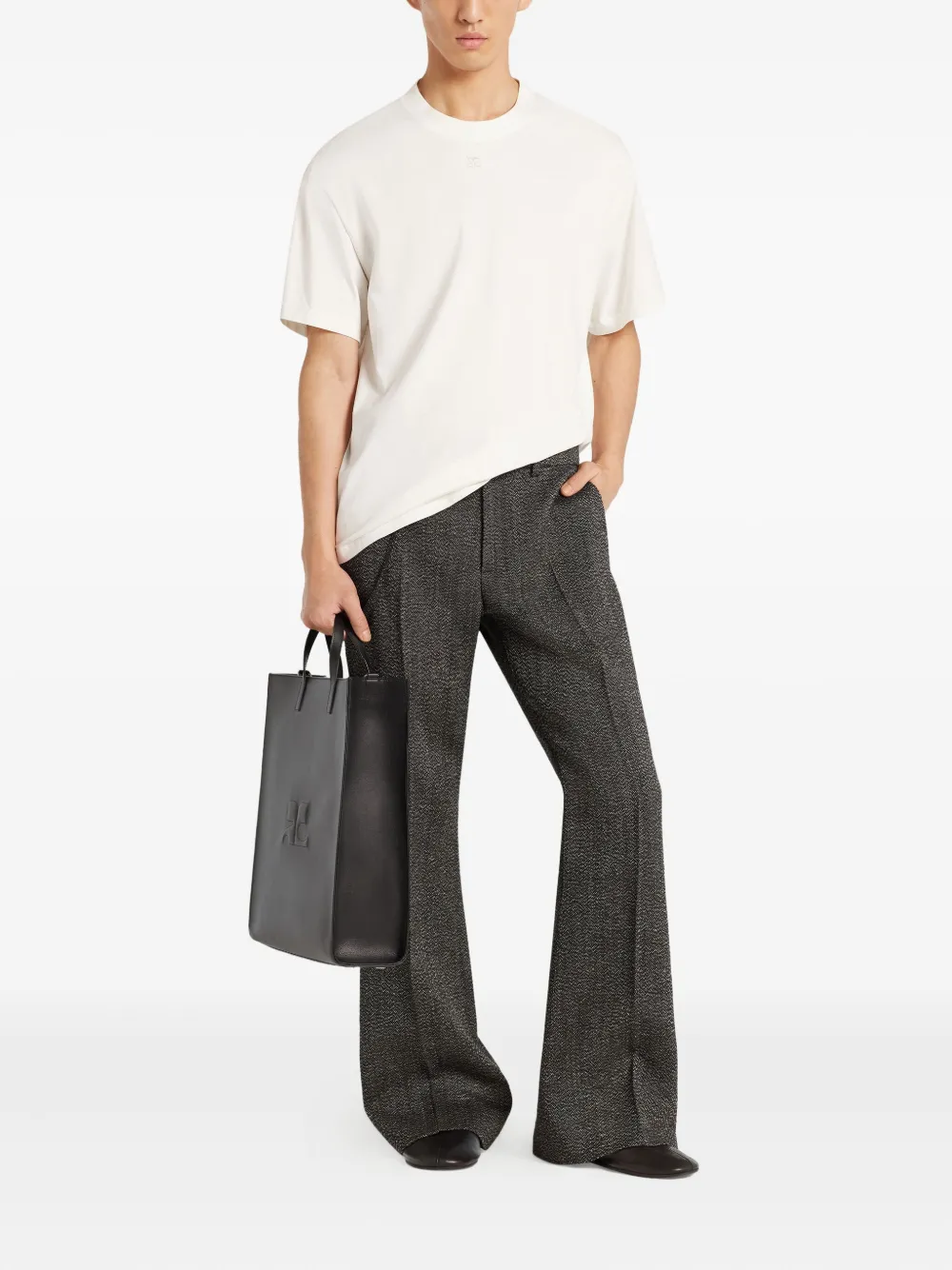 Courrèges crew-neck T-shirt | T-Shirts | Image 2