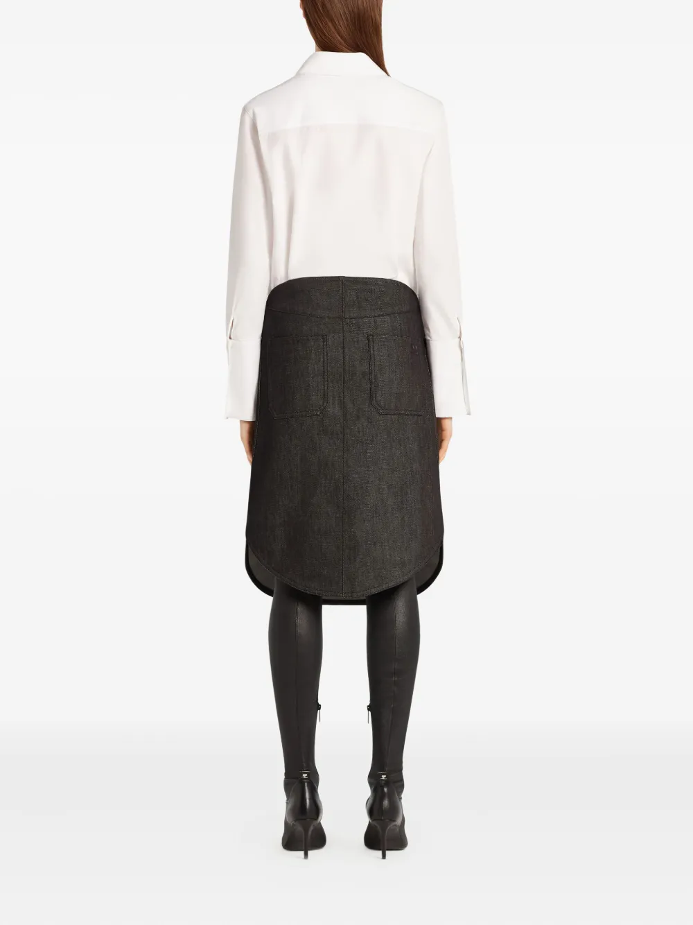 Courrèges Button-up overhemd Wit