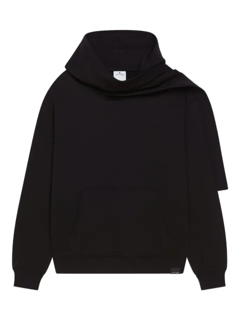 Courrèges scarf-detail hoodie
