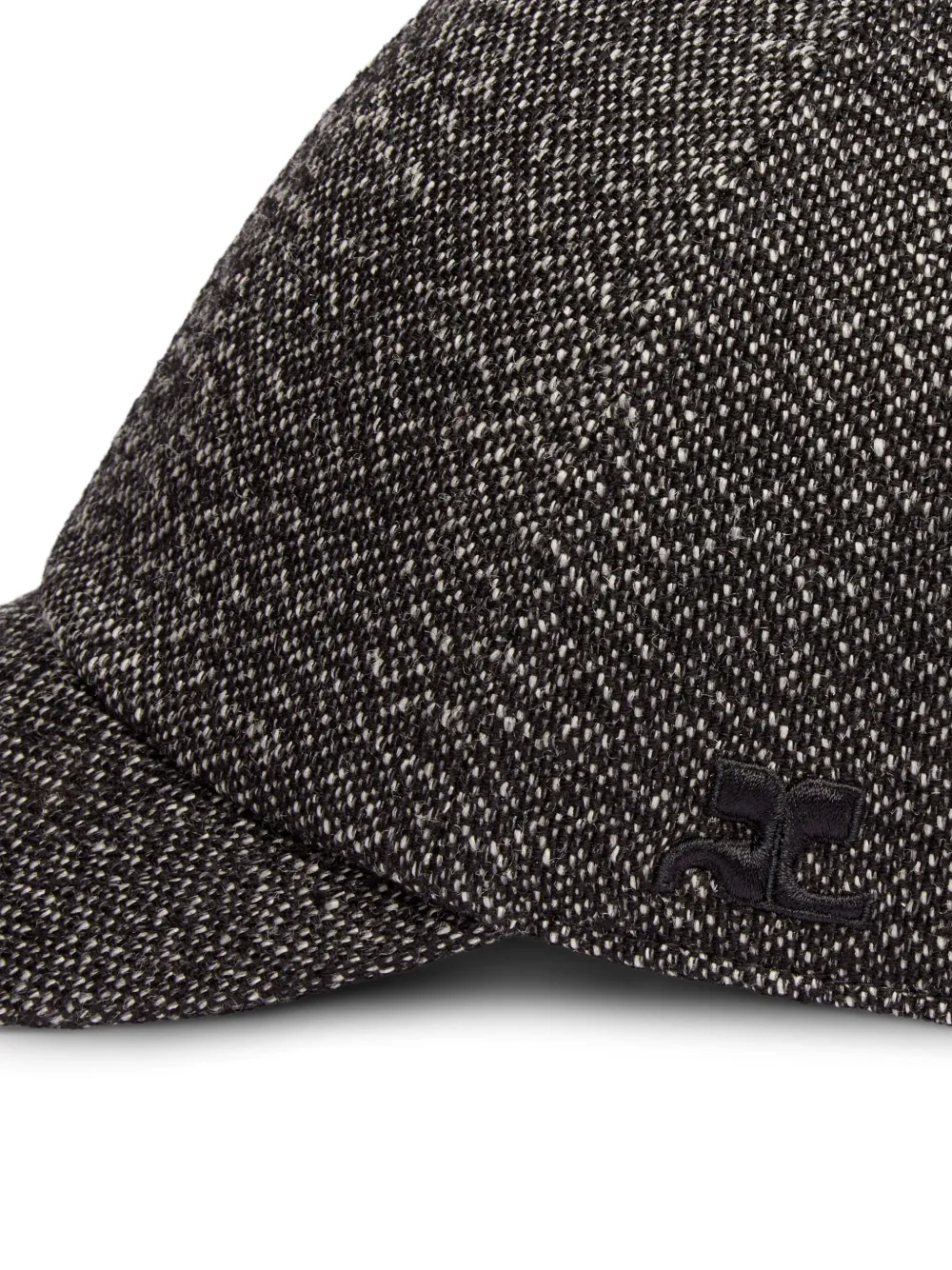 Courrèges Caviar cap Zwart