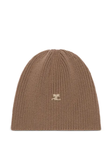 Courrèges ribbed-knit beanie