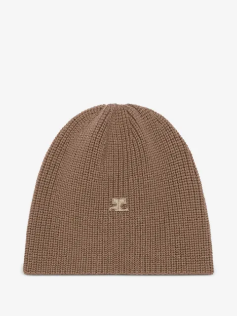 Courrèges ribbed-knit beanie