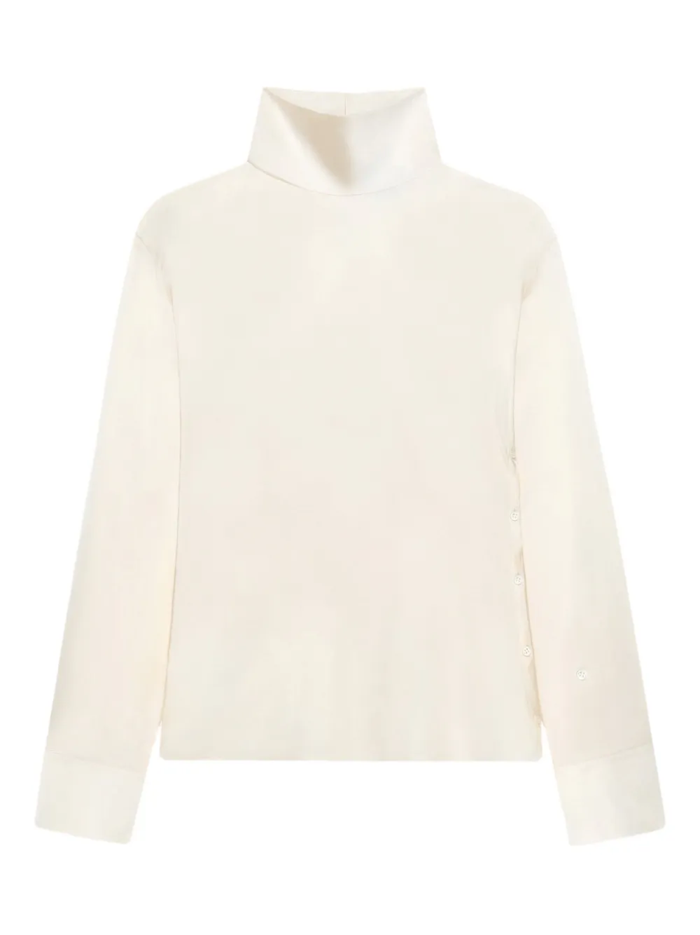 Courrèges Top met hoge hals Beige