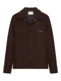 Courrèges snap-button shirt jacket - Brown