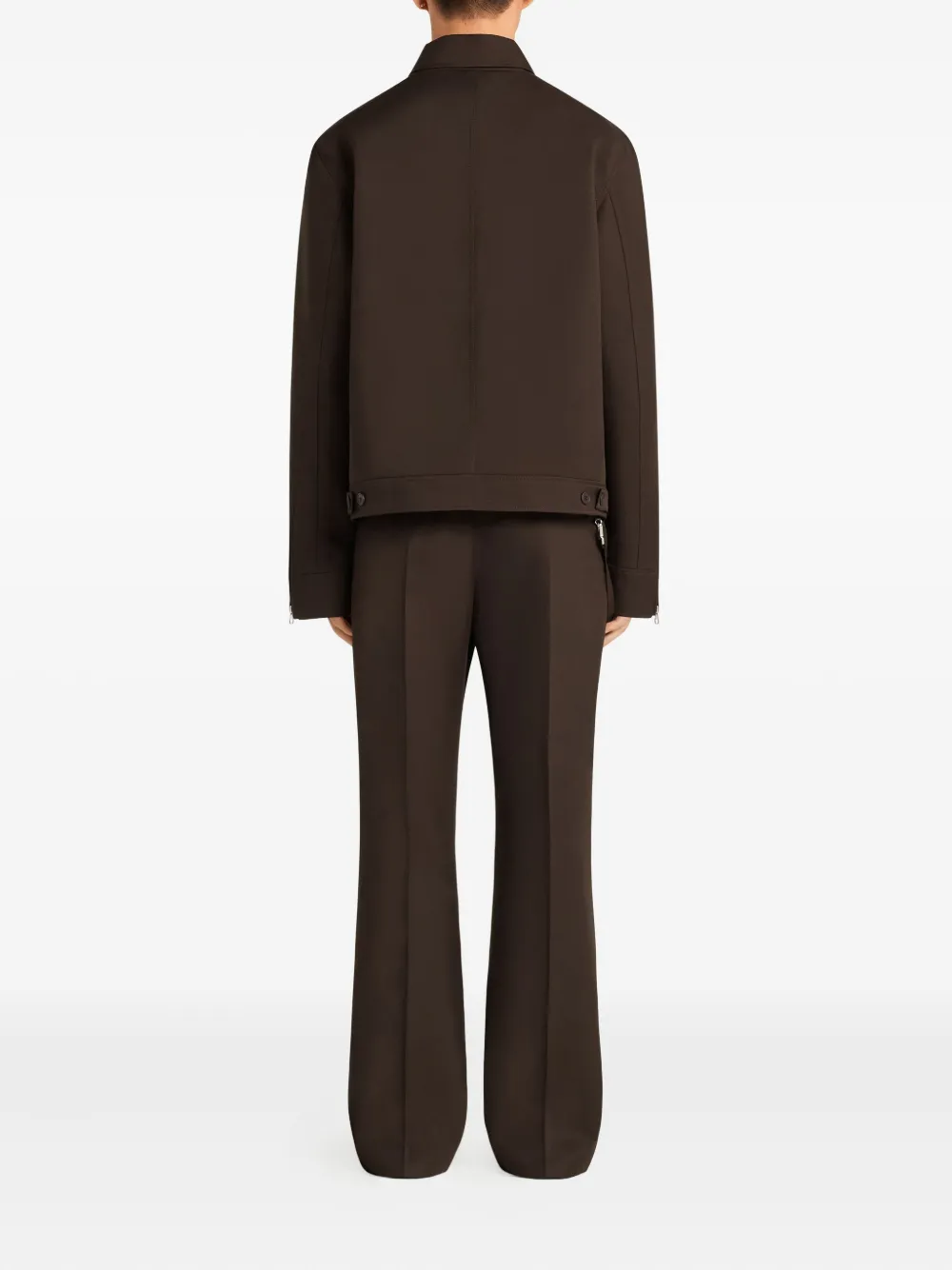 Courrèges Jack met rits Bruin