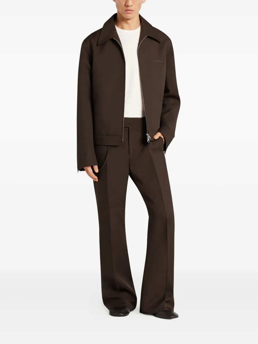 Courrèges collared zip-up jacket | Lightweight Jackets | Image 2