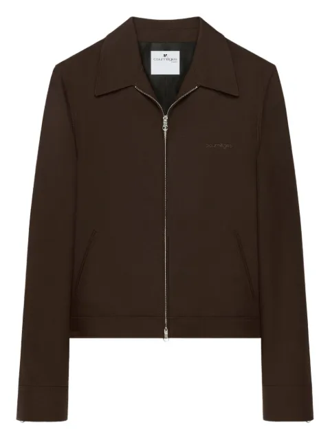 Courrèges collared zip-up jacket
