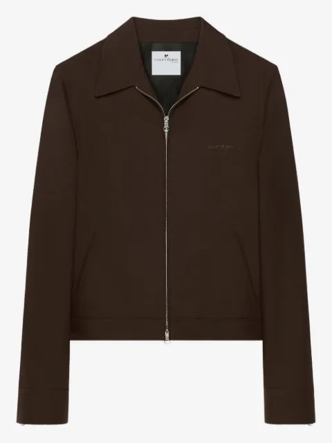 Courrèges collared zip-up jacket