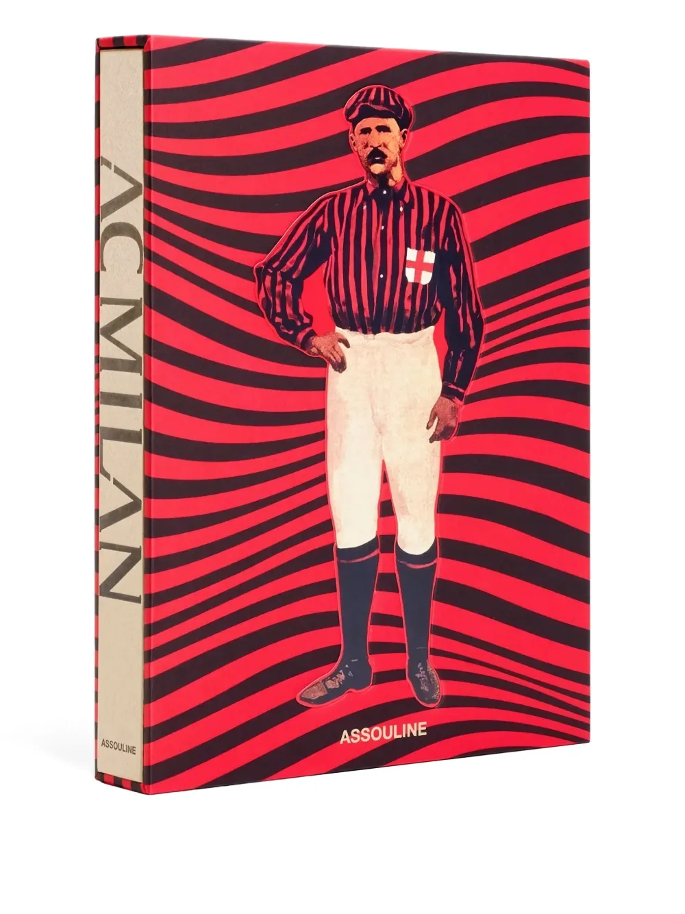 Assouline AC Milan coffee table book (25cm x 33cm) | Gold | Image 1
