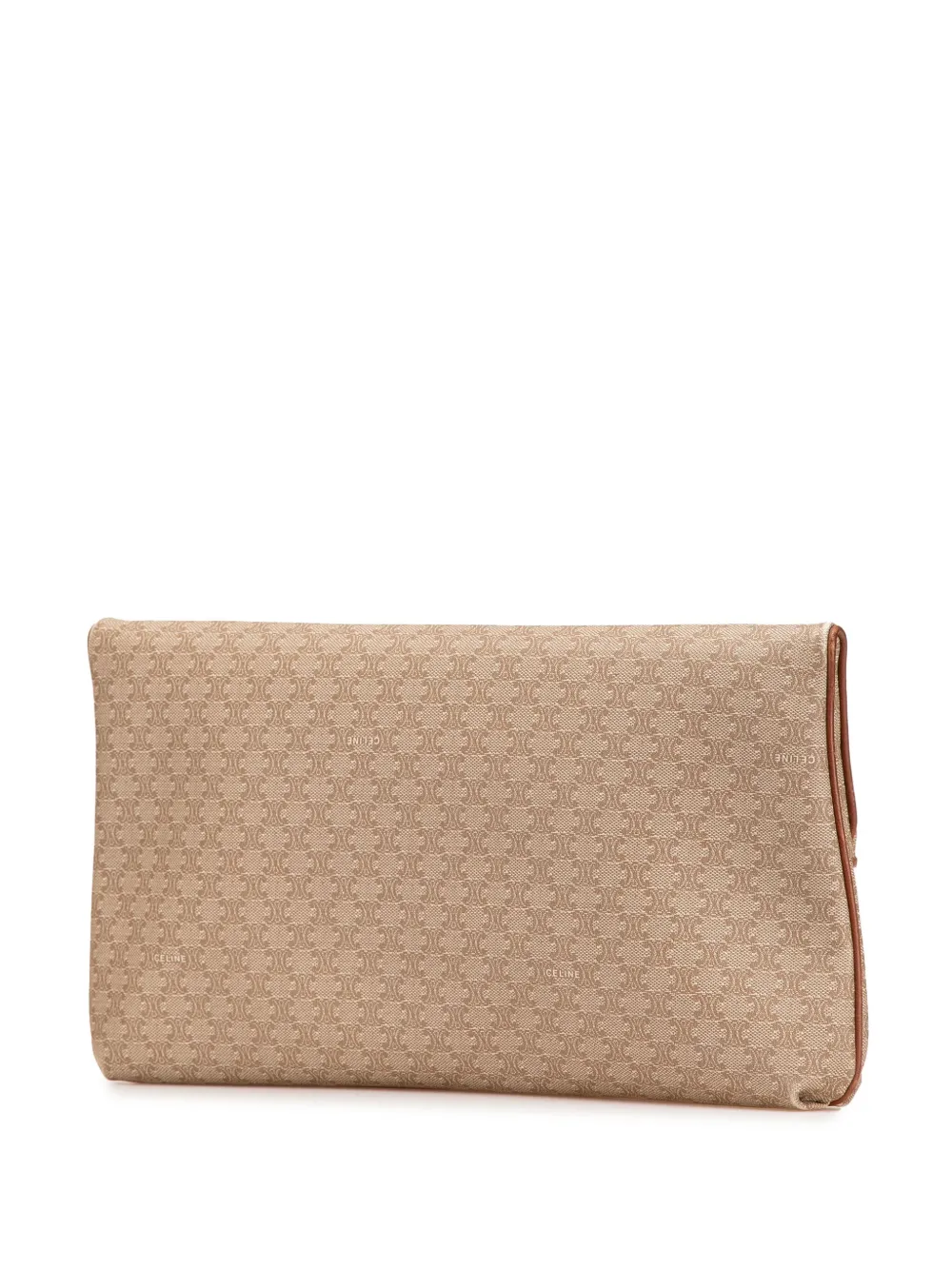 Pre-owned Celine 2007 Macadam Coated Canvas Clutch Bag