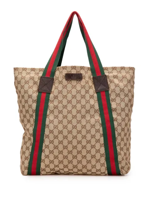Gucci Pre-Owned 2016-2025 GG Canvas Web tote bag