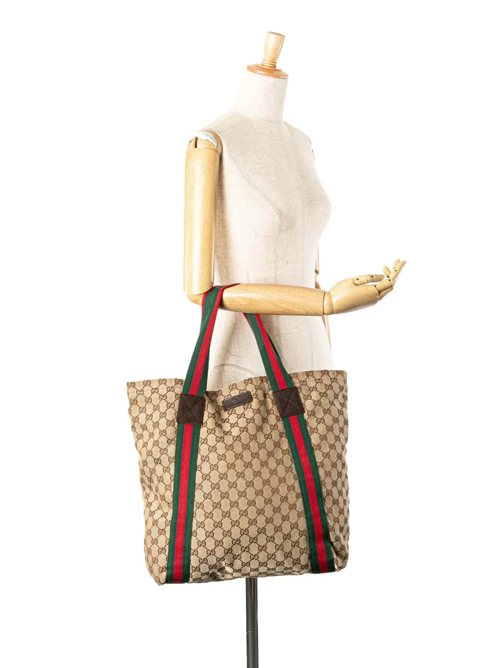 Gucci Pre-Owned 2016-2025 GG Canvas Web tote bag | Pre-Owned | Image 2
