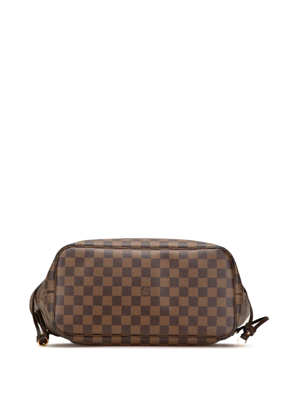 Pre-owned Louis Vuitton 2008 Damier Ebene Neverfull Mm Tote Bag In Brown