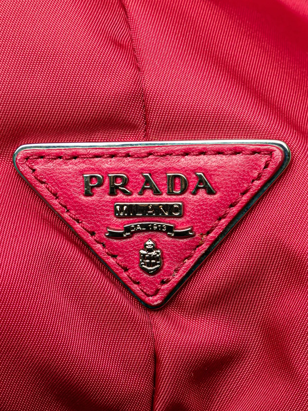Pre-owned Prada 2000-2024 Tessuto Reversible Satchel In Pink