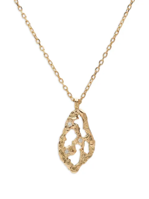 NADIA SHELBAYA 18K yellow gold Elusive diamond necklace