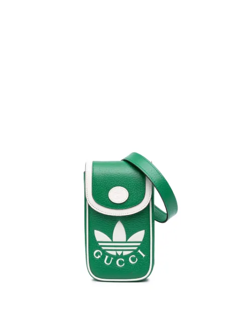 Gucci Pre-Owned 2016-2025 Adidas Leather Phone Case crossbody bag