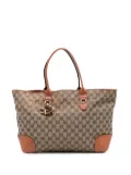 Gucci Pre-Owned 2016-2024 GG Canvas Heart Bit tote bag - Brown