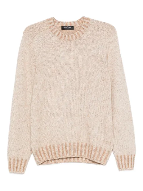 Gran Sasso ribbed-hem crew-neck sweater