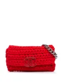 CHANEL Pre-Owned 2014 Neoprene Fancy Crochet Flap shoulder bag - Red