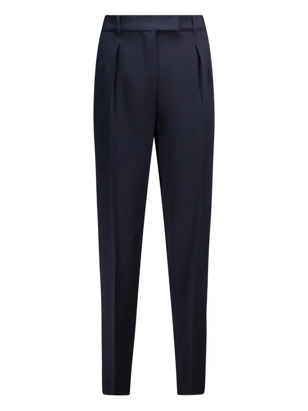 Max Mara pressed-pleats trousers Blauw