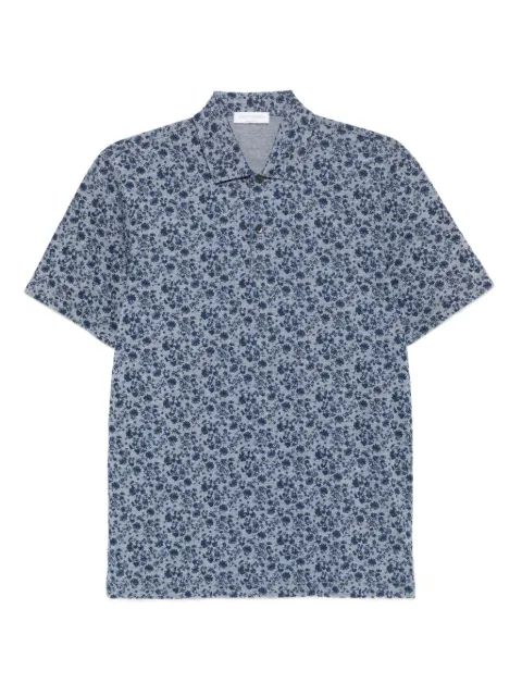 Gran Sasso floral-print polo shirt
