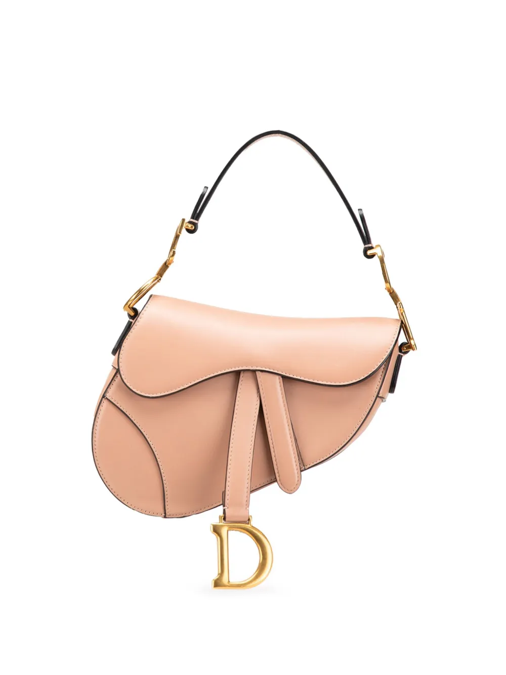 Christian Dior Pre-Owned 2019 Mini Leather Saddle satchel | Pink | Image 1